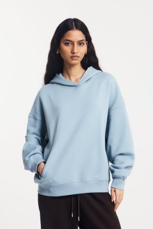 Oversized Hoodie in Powder Blue