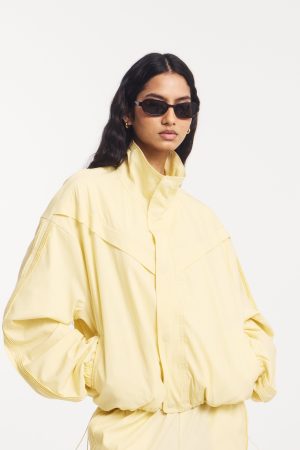 Saffron Shell Jacket in Butter Milk